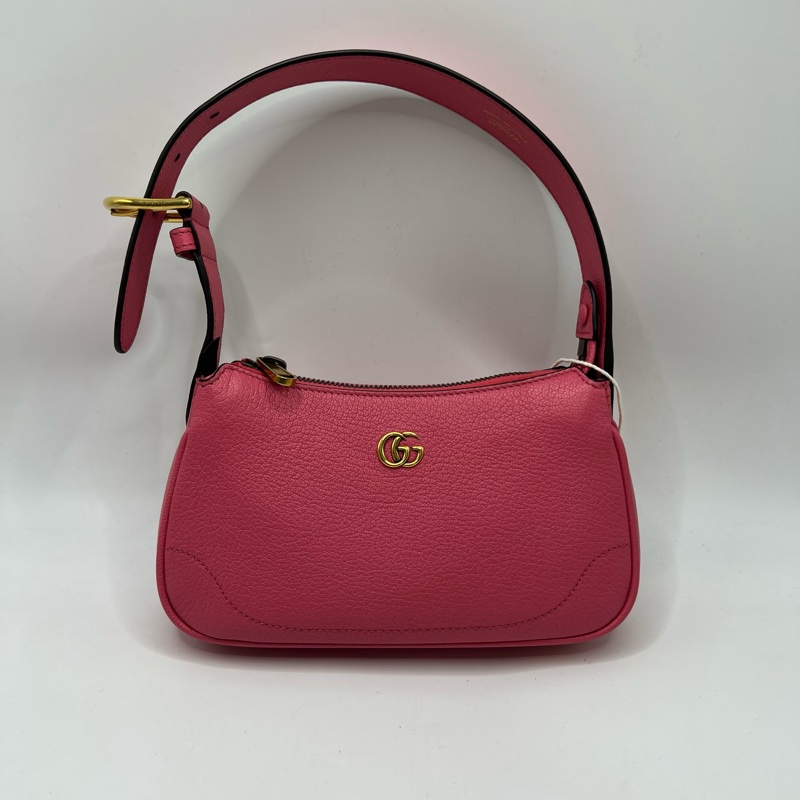 GUCCI粉色单肩包腋下包-0