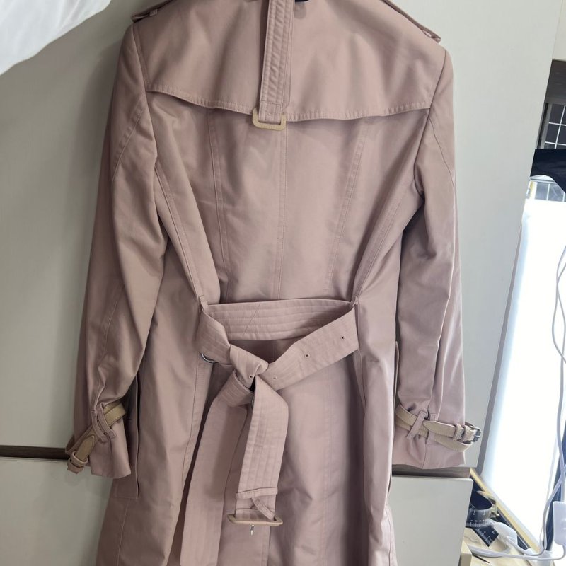 博柏利 女士中長版風衣-9