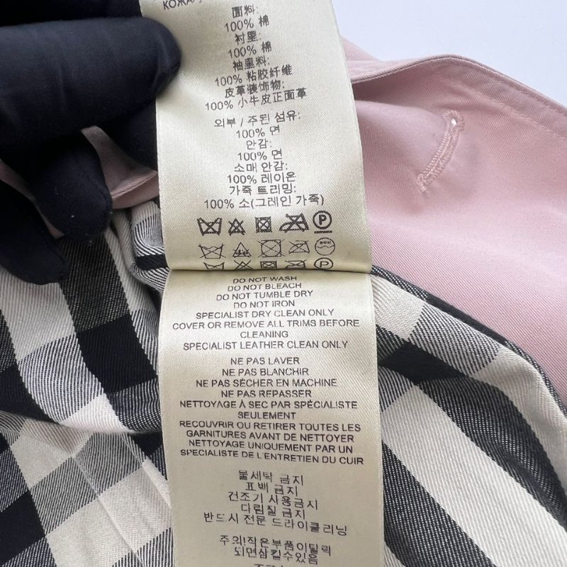 博柏利 女士中長版風衣-13