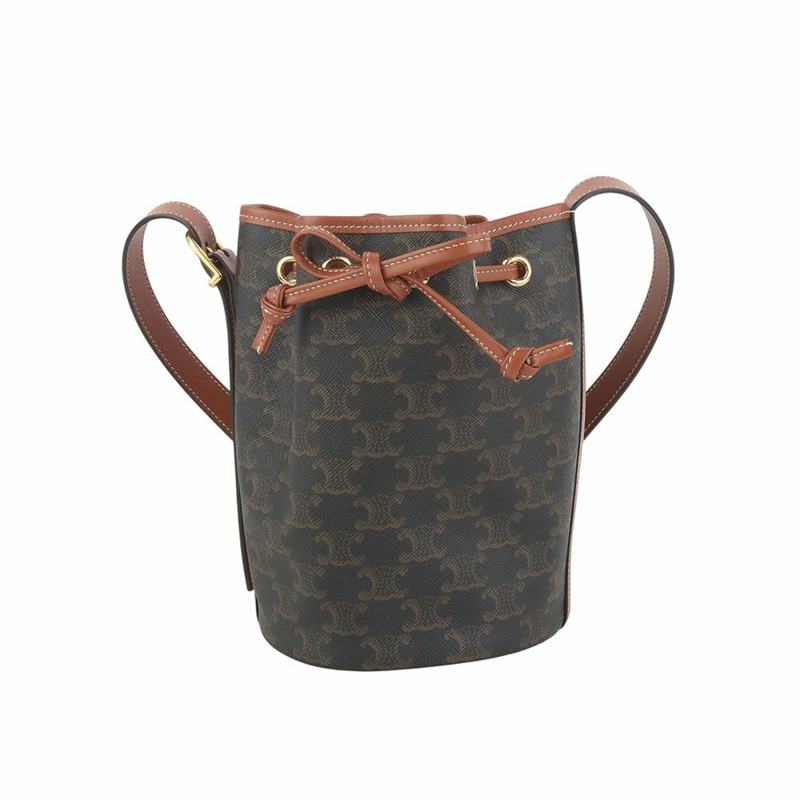 【包稅】CELINE Triomphe 抽繩水桶包 小號 191142BZJ 35725Y-0