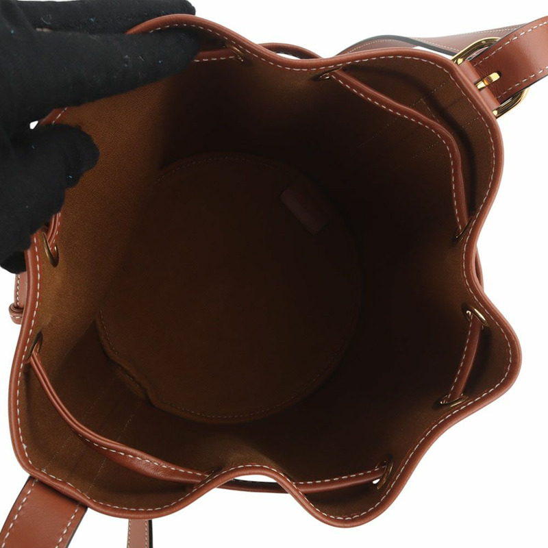 【包稅】CELINE Triomphe 抽繩水桶包 小號 191142BZJ 35725Y-6