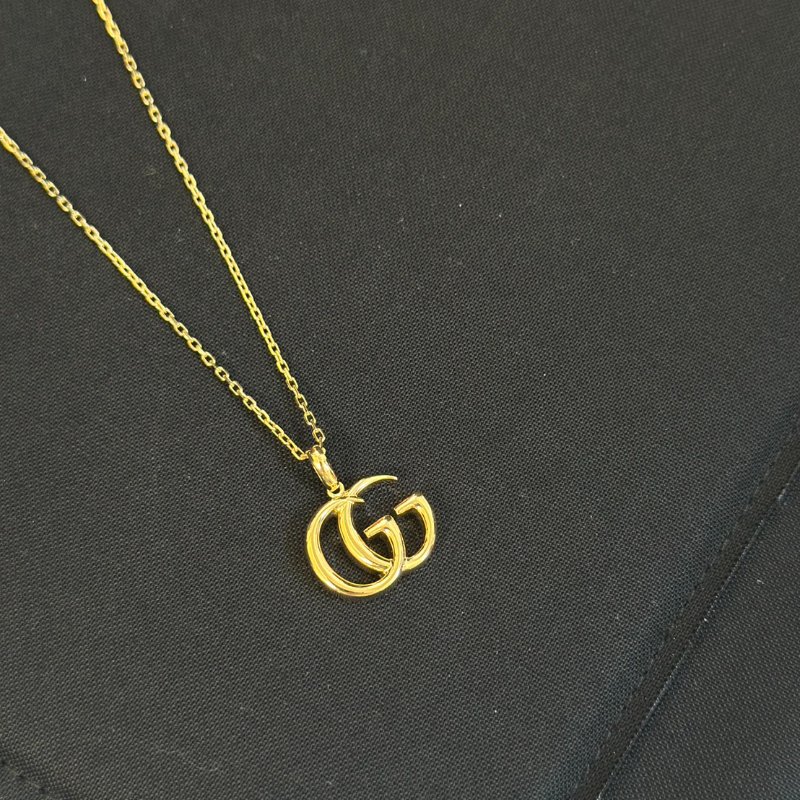 GUCCI Running GG字母18K金長項鍊-0