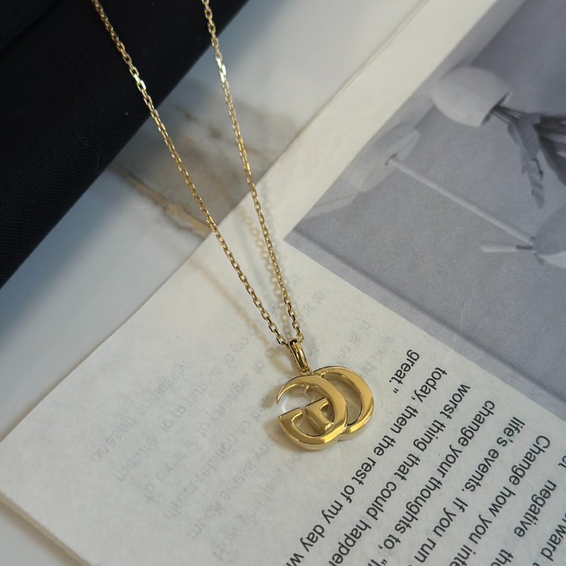 GUCCI Running GG字母18K金長項鍊-2