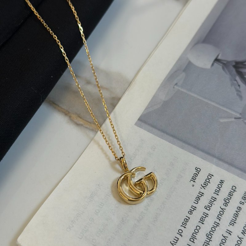 GUCCI Running GG字母18K金長項鍊-3