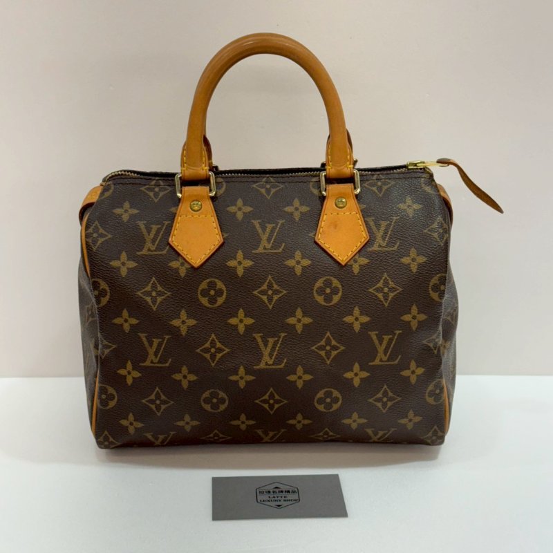 LV SPEEDY 25 手提包 M41528/M41109 85成新-0