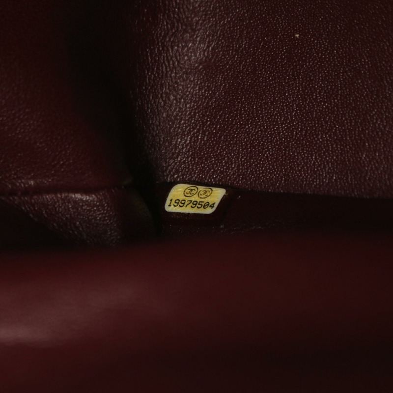 香奈兒 Deca Matelasse 30 經典大肩背包 A58600 羊皮 黑色 二手-4