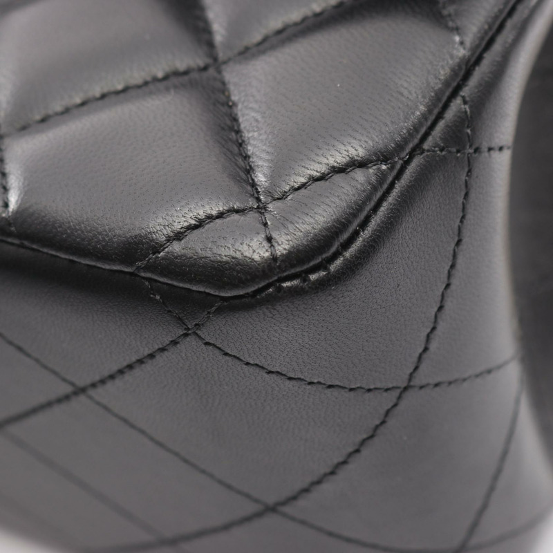 香奈兒 Deca Matelasse 30 經典大肩背包 A58600 羊皮 黑色 二手-6