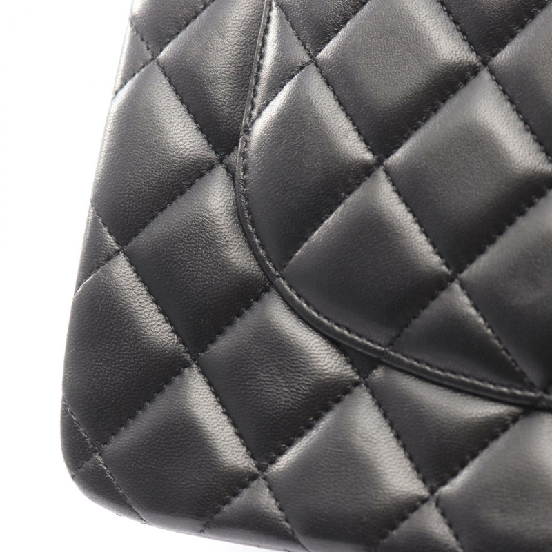 香奈兒 Deca Matelasse 30 經典大肩背包 A58600 羊皮 黑色 二手-7