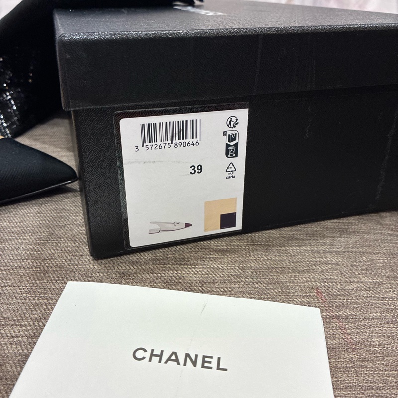 香奈兒Chanel 氣質 珍珠 後繫帶 尖頭鞋 尺寸39🇹🇼-11