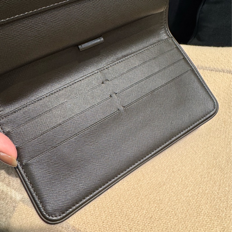 LV單寧雙釦式三折長夾  超特殊超好裝-14