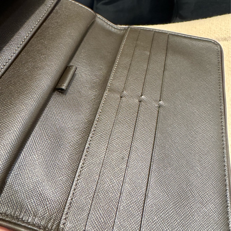 LV單寧雙釦式三折長夾  超特殊超好裝-16