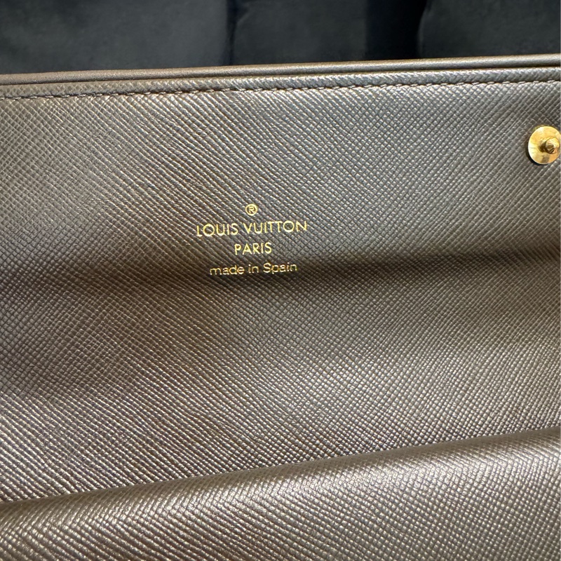 LV單寧雙釦式三折長夾  超特殊超好裝-18