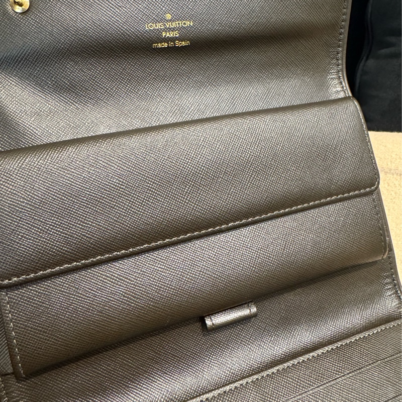 LV單寧雙釦式三折長夾  超特殊超好裝-19