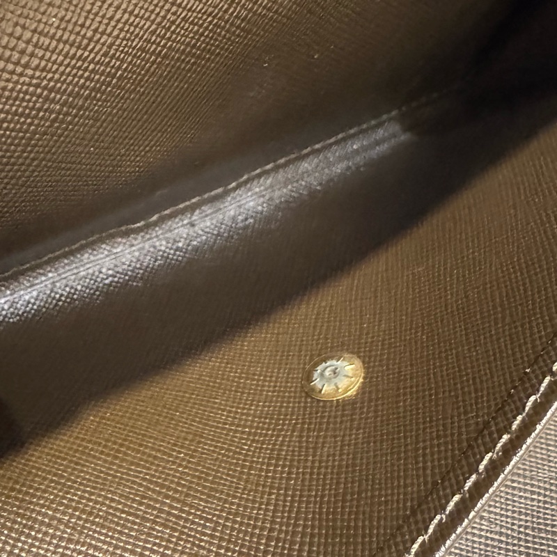 LV單寧雙釦式三折長夾  超特殊超好裝-30