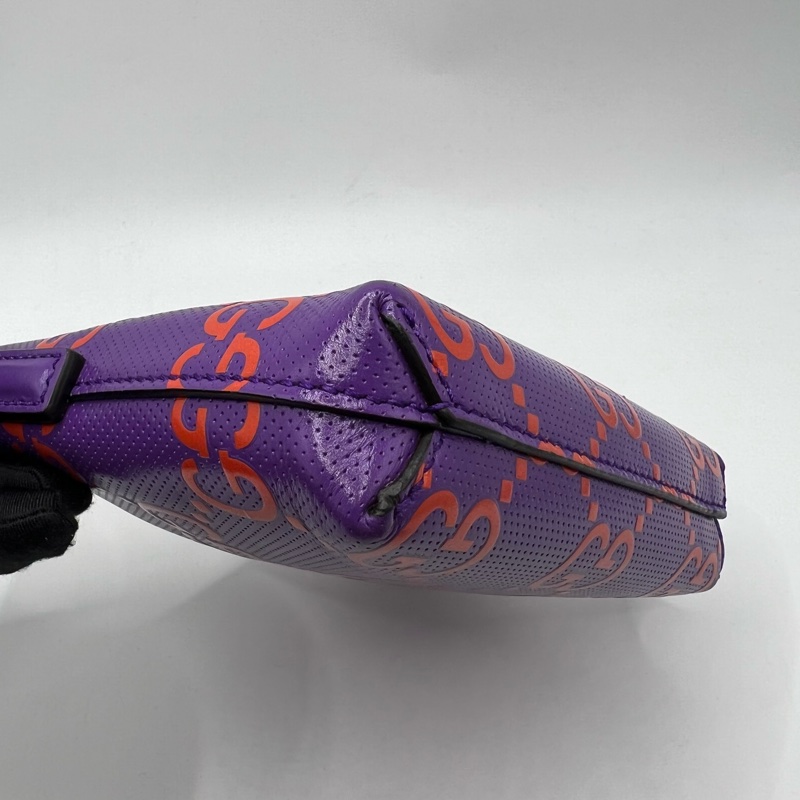 Gucci 经典字母logo手拿单肩斜挎包-4