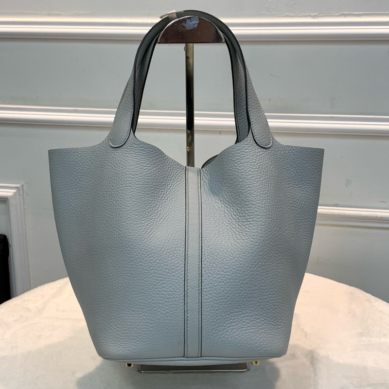 Hermes Picotin 22 聖杯藍08 🩵🤍-4