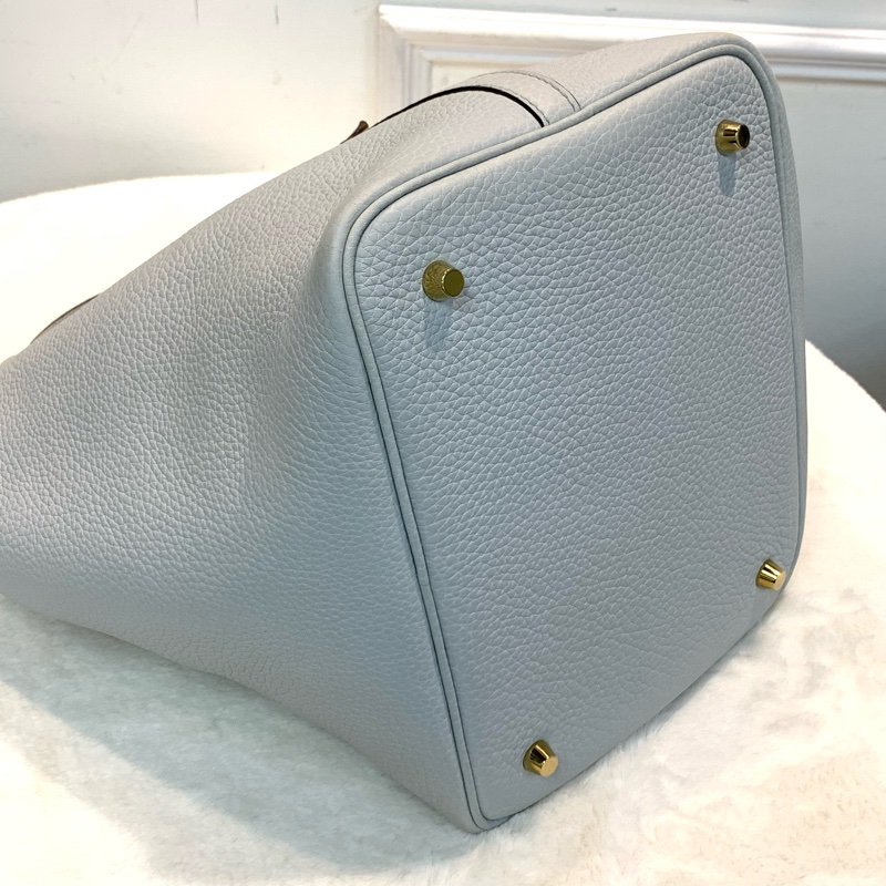 Hermes Picotin 22 聖杯藍08 🩵🤍-7