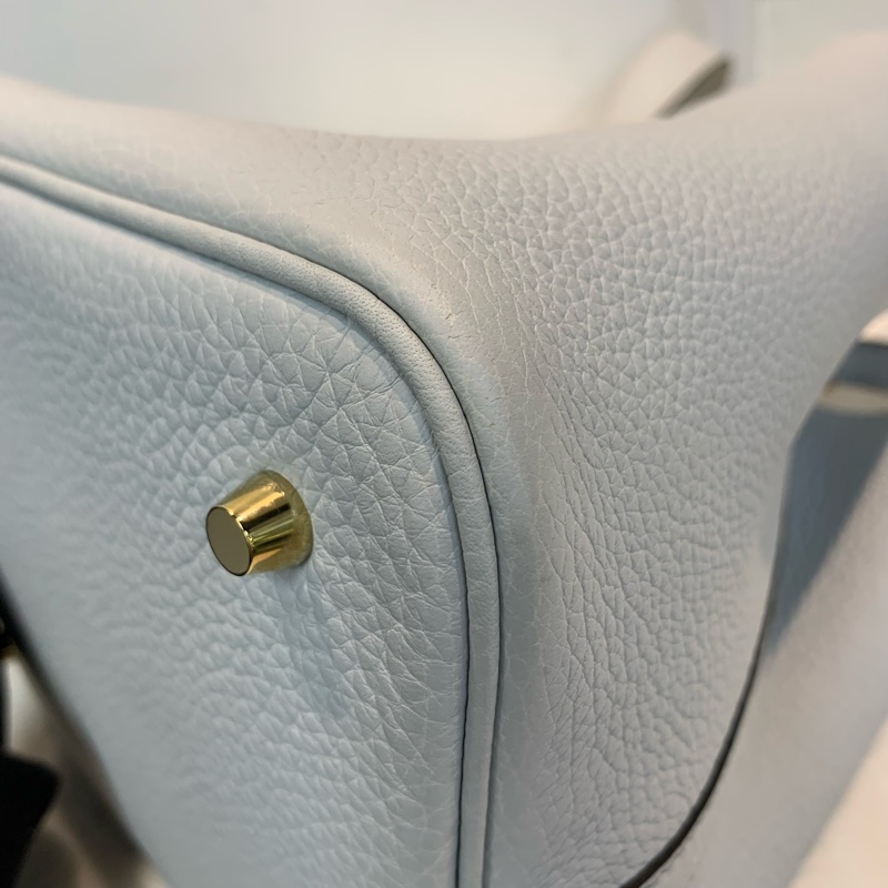 Hermes Picotin 22 聖杯藍08 🩵🤍-10