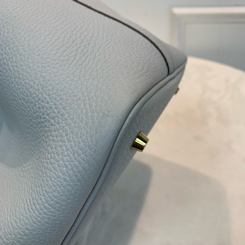 Hermes Picotin 22 聖杯藍08 🩵🤍-11