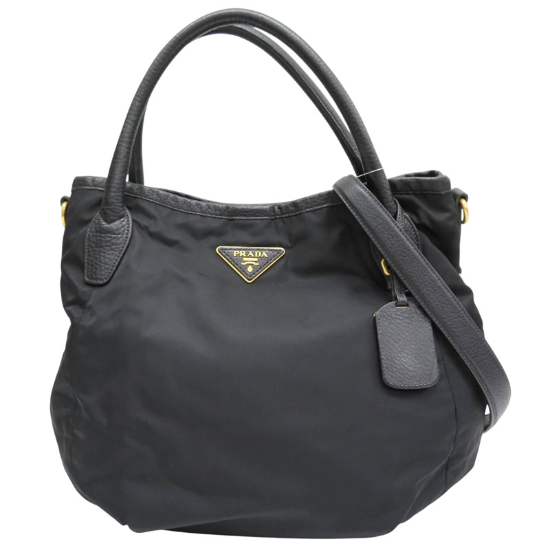 黑色 尼龍 兩用包【PRADA 普拉達】 BR4420-0