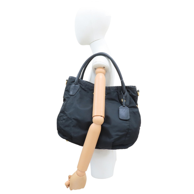 黑色 尼龍 兩用包【PRADA 普拉達】 BR4420-7