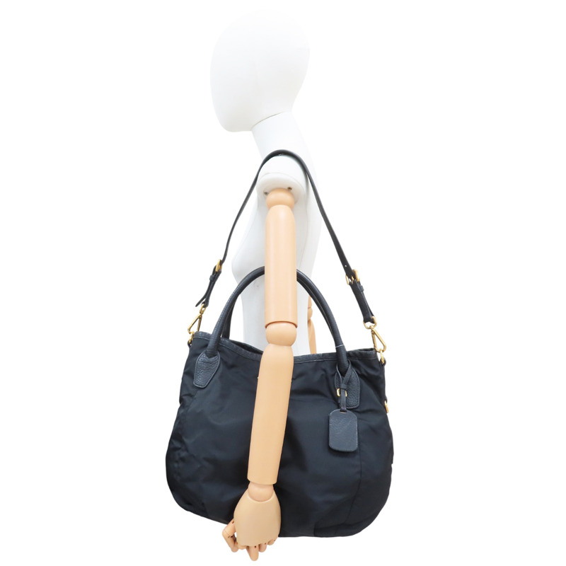 黑色 尼龍 兩用包【PRADA 普拉達】 BR4420-8