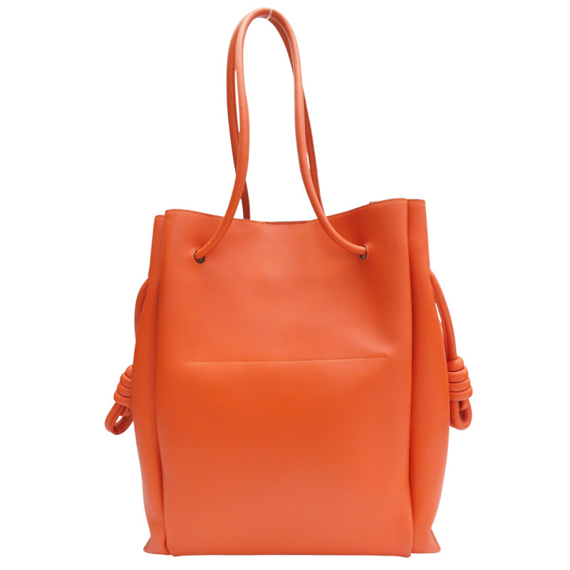 橘色 牛皮 Flamenco Knot 肩背包【LOEWE 羅威】 321.12.T30-1