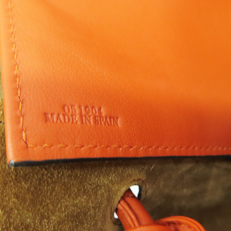 橘色 牛皮 Flamenco Knot 肩背包【LOEWE 羅威】 321.12.T30-7