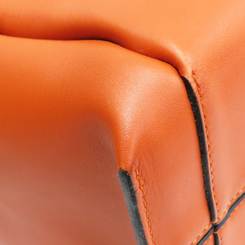 橘色 牛皮 Flamenco Knot 肩背包【LOEWE 羅威】 321.12.T30-9