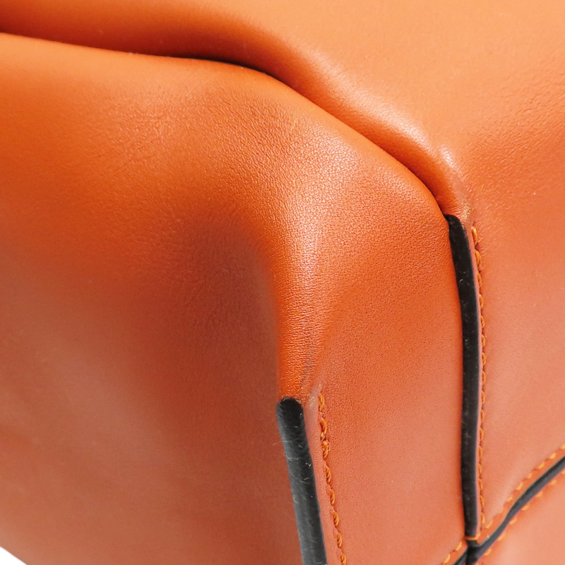 橘色 牛皮 Flamenco Knot 肩背包【LOEWE 羅威】 321.12.T30-11