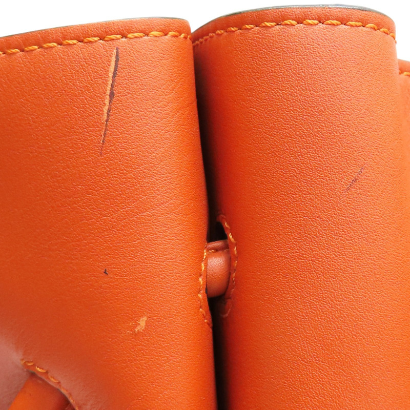 橘色 牛皮 Flamenco Knot 肩背包【LOEWE 羅威】 321.12.T30-16