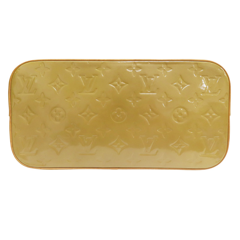 卡其色 漆皮皮革 Vernis Houston 手提包【LOUIS VUITTON LV 路易威登】 M91004-3