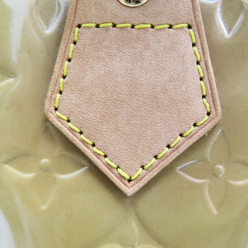 卡其色 漆皮皮革 Vernis Houston 手提包【LOUIS VUITTON LV 路易威登】 M91004-14