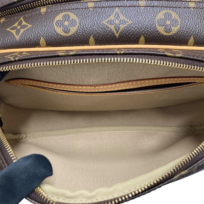 LOUIS VUITTON 路易威登 M45254 REPORTER 側背包 荖花 棕色 金釦-10