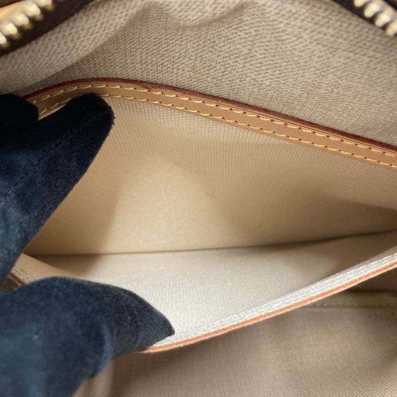 LOUIS VUITTON 路易威登 M45254 REPORTER 側背包 荖花 棕色 金釦-11