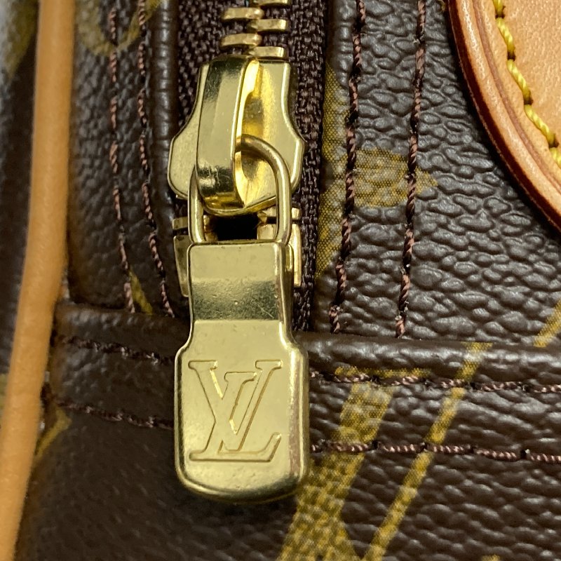 LOUIS VUITTON 路易威登 M45254 REPORTER 側背包 荖花 棕色 金釦-16