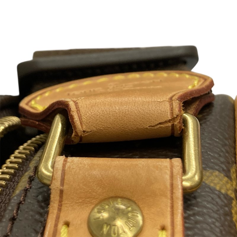 LOUIS VUITTON 路易威登 M45254 REPORTER 側背包 荖花 棕色 金釦-18