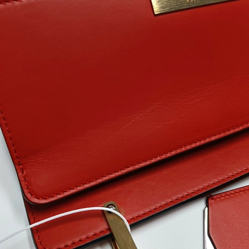 BALENCIAGALe Dix橘紅色牛皮單肩包金色銀色五金可拆卸肩帶-8