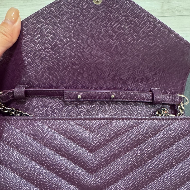 二手 YSL / SAINT LAURENT 聖羅蘭 手袋 MONOGRAM 377828 BOW02 5206 信封包/斜挎包-11