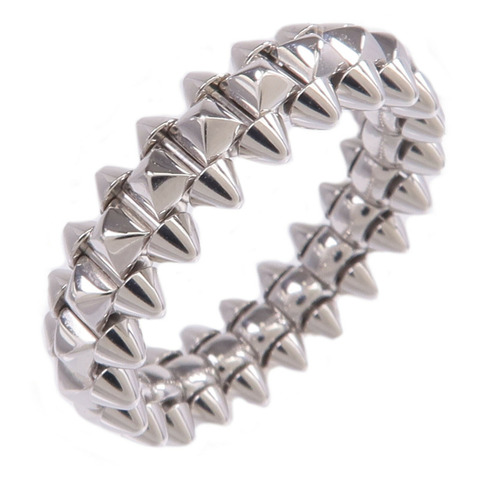 CARTIER 18K白金Clash de Cartier戒指Cartier#53/US#6.5