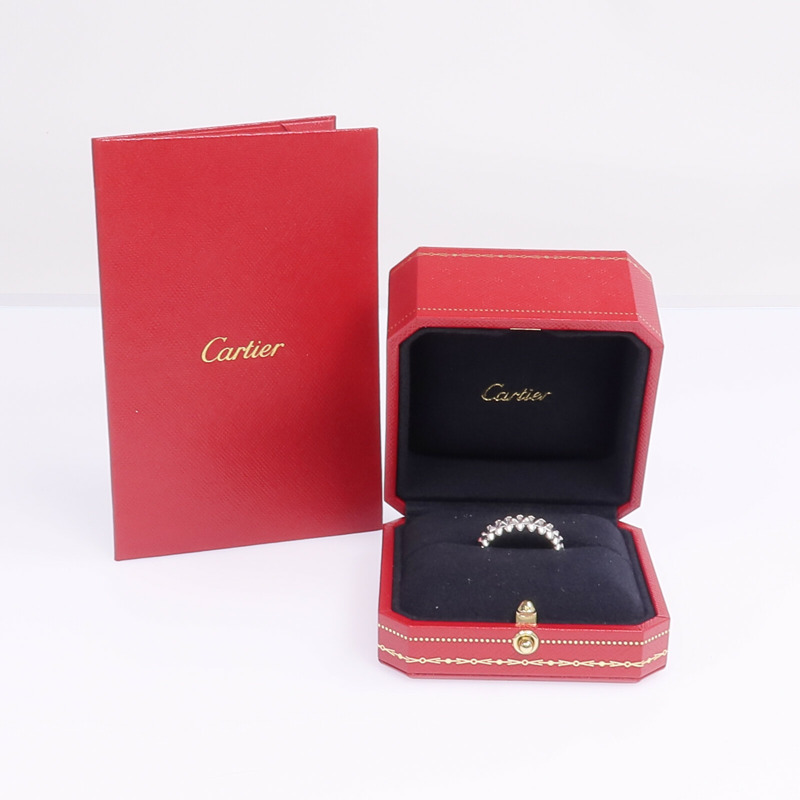 CARTIER 18K白金Clash de Cartier戒指Cartier#53/US#6.5-7