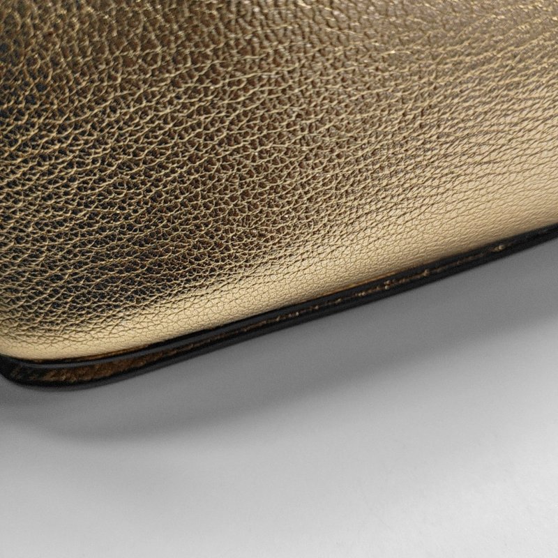 Miu Miu Madras白色牛皮單肩包金色五金可拆卸肩帶-12