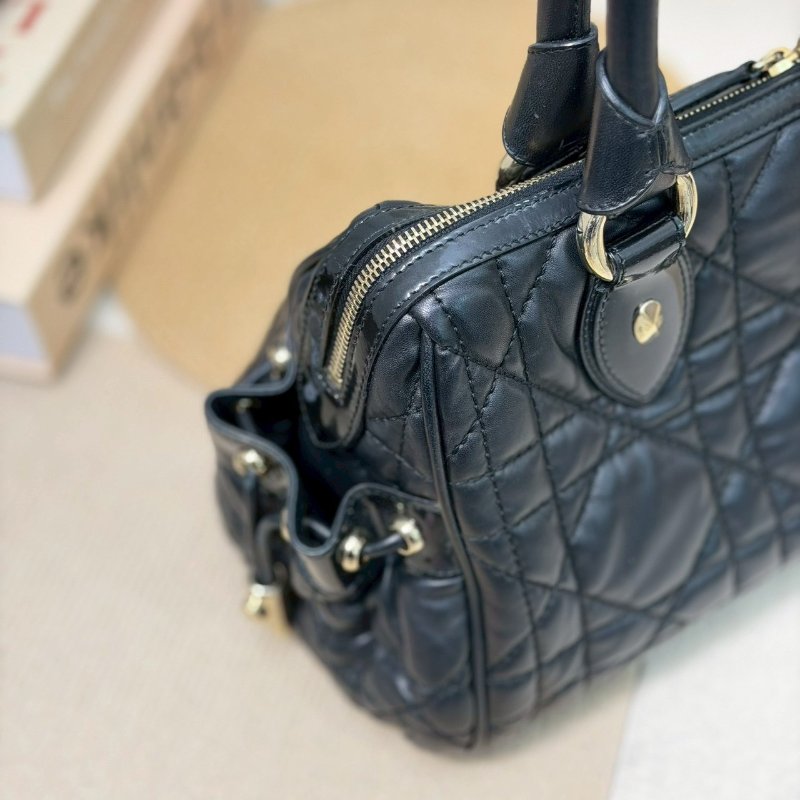 🏷Dior 迪奧．手提保齡球包/客人寄賣-8