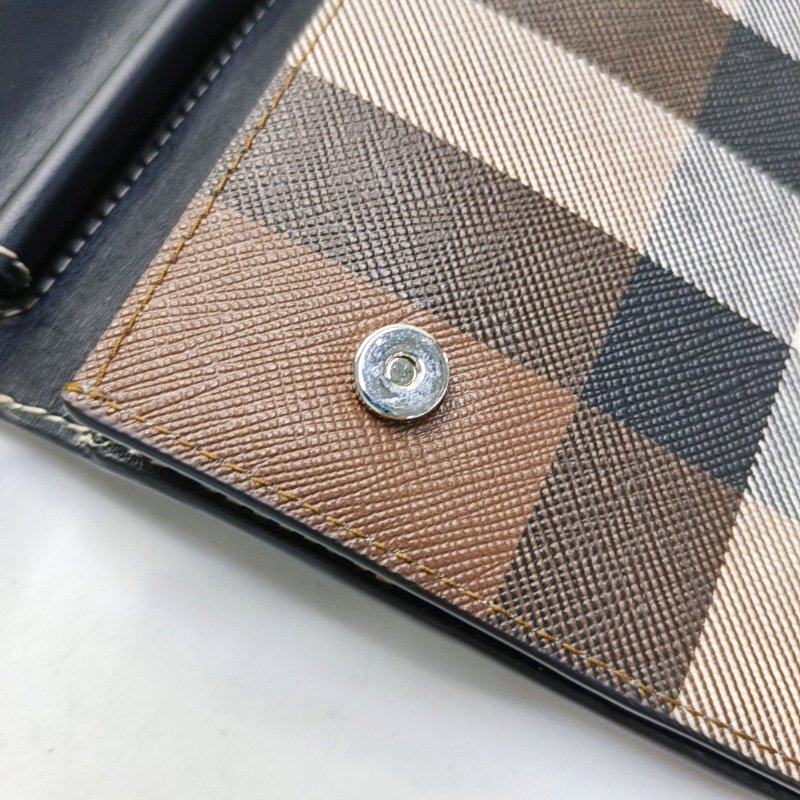 BURBERRY Robin多色塗層帆布斜挎包銀色五金-10