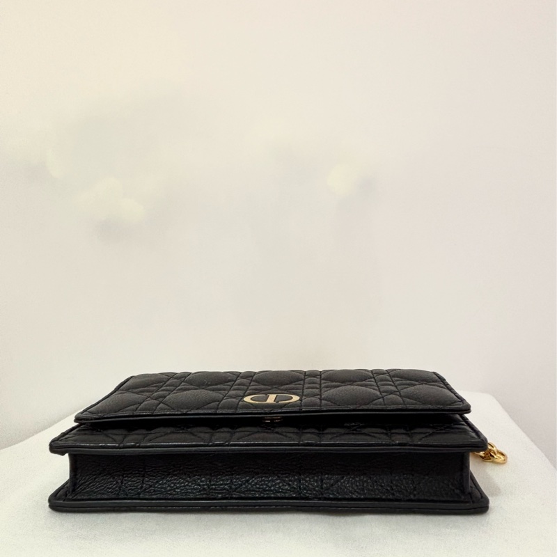 DIOR黑牛皮CARO WOC-5