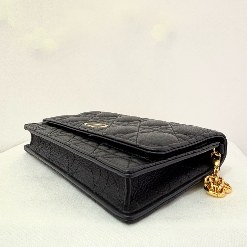 DIOR黑牛皮CARO WOC-6