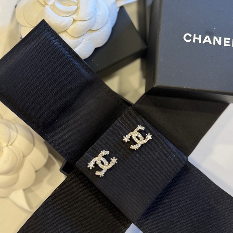 🐟香奈兒雙C經典帶鑽雪花logo-1