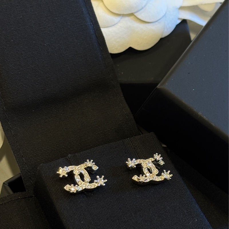 🐟香奈兒雙C經典帶鑽雪花logo-2