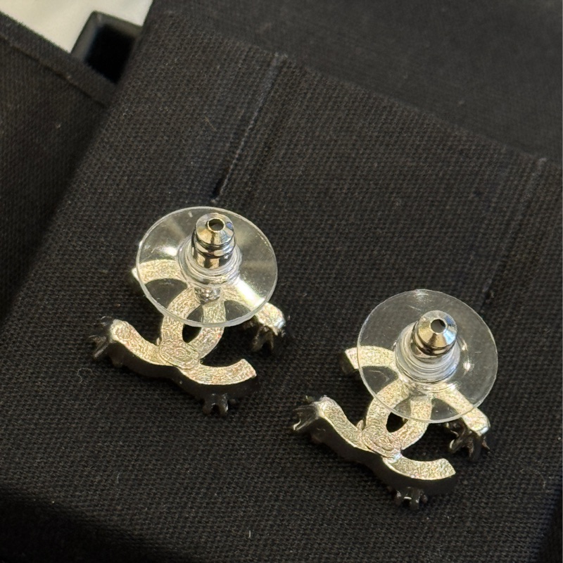 🐟香奈兒雙C經典帶鑽雪花logo-7