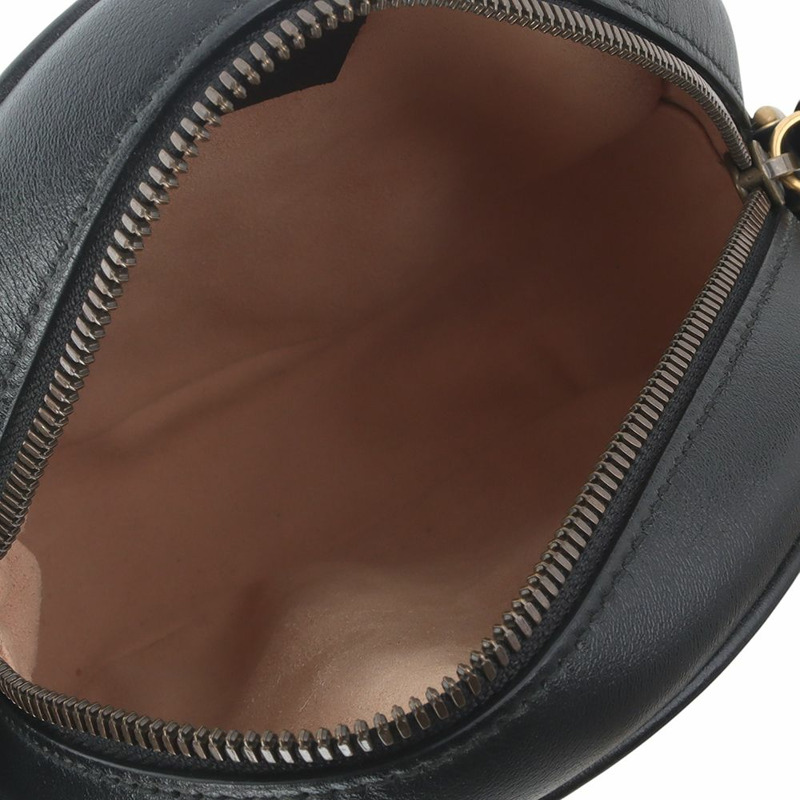 【包稅】GUCCI 550154 GG Marmont 迷你圓形斜背包 35744Y-6